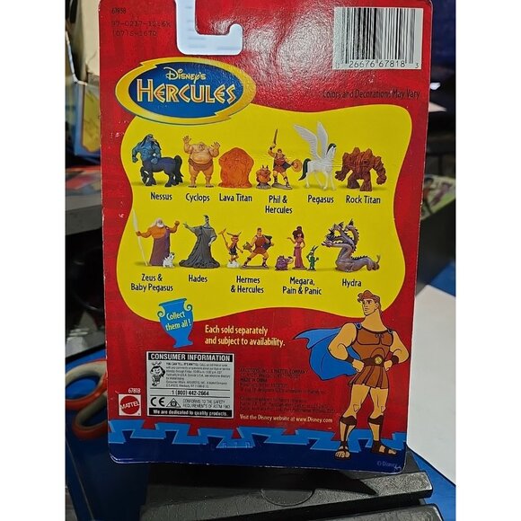 Vintage Disney 1997 Hercules Zeus With Baby Pegasus NIB Mattel New and SEALED - Picture 2 of 6